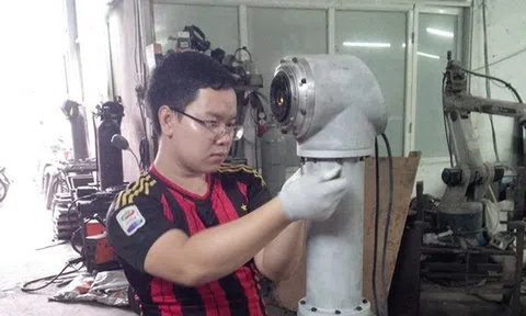 Việt Nam chế tạo robot thay thế cánh tay người